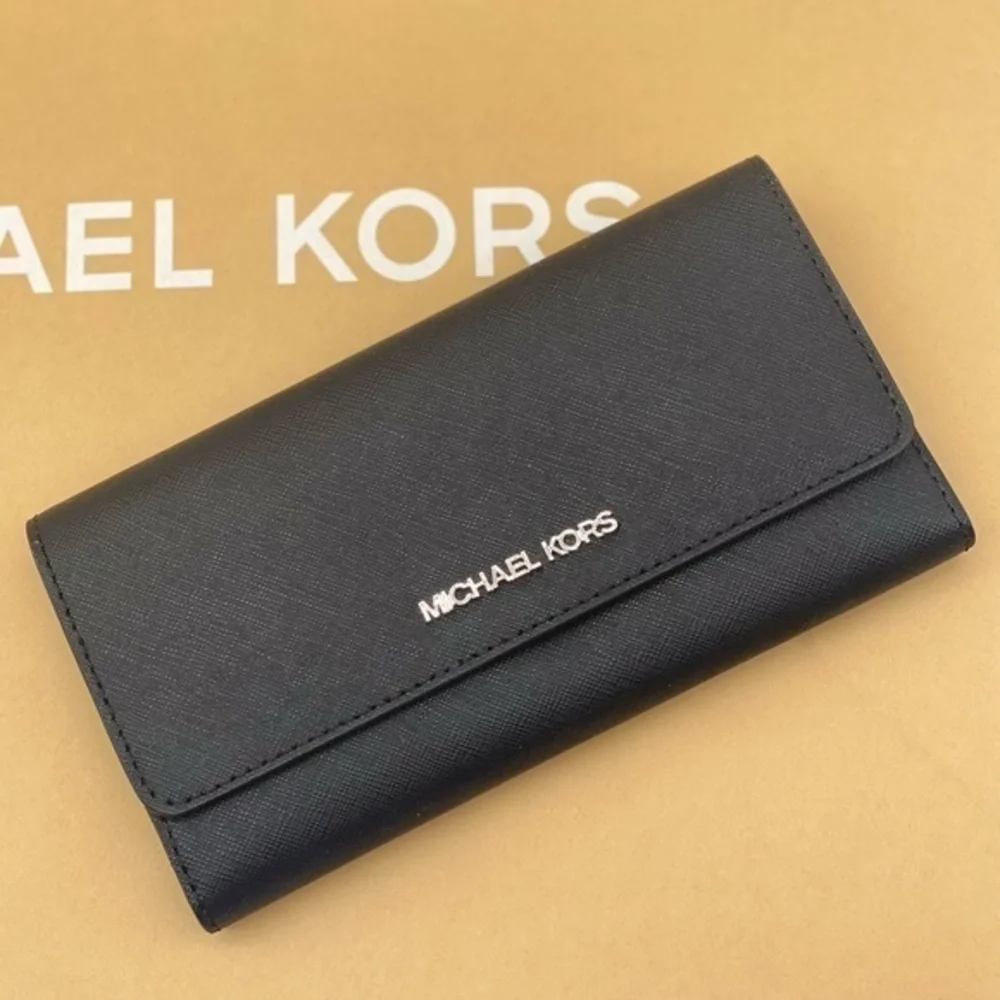 Michael Kors Trifold Wallet Black